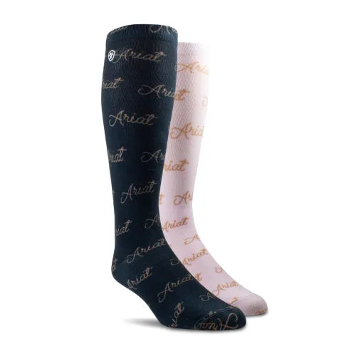 Calcetines Ariat Script Knee High