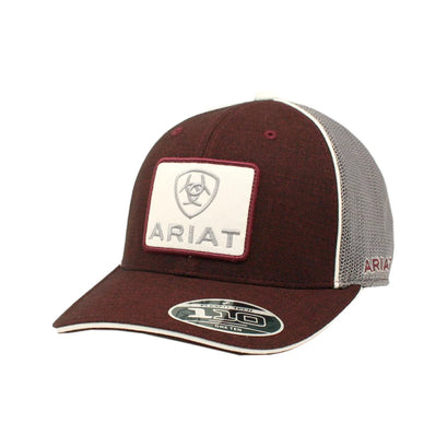 Gorra Ariat Burgundy con Parche de Logo Grande