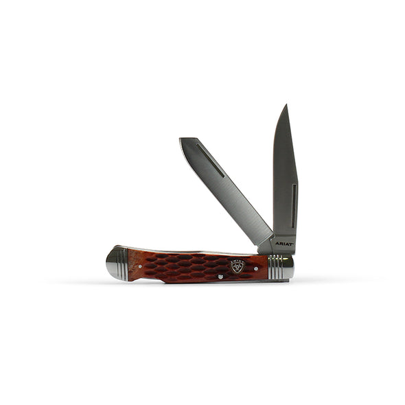 Navaja Ariat Plegable Muskrat Marrón