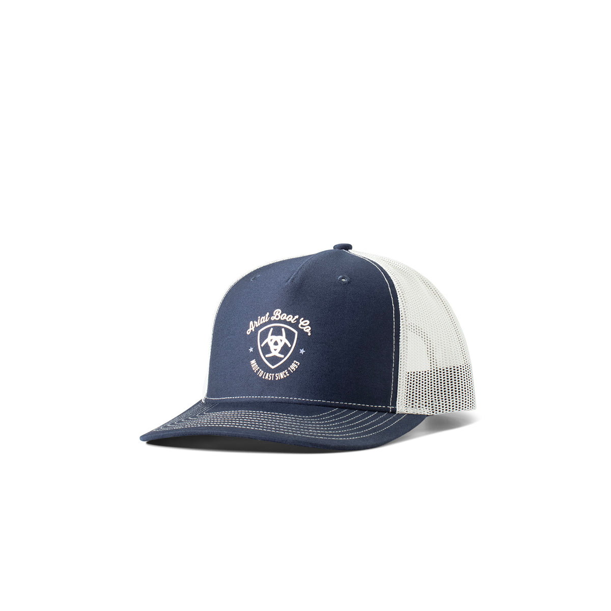 Gorra Ariat Trucker Logo Color Blanco