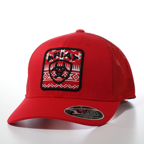 Gorra Ariat Southwestern Rojo