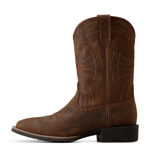 Bota Vaquera Sport Distressed Brown