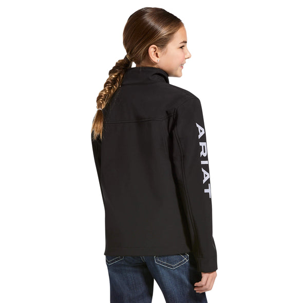 Chamarra Juvenil New Team Softshell Negra