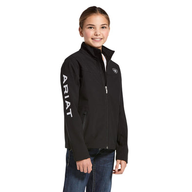 Chamarra Juvenil New Team Softshell Negra
