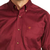 Camisa Ariat Solid Twill Corte Fitted Tinta