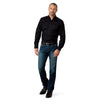 Camisa Ariat Solid Twill Negro