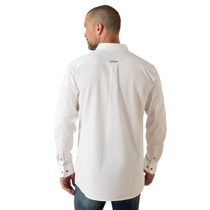 Camisa Ariat Solid Twill Blanco