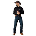 Camisa Team Logo Twill Negro Corte Fitted