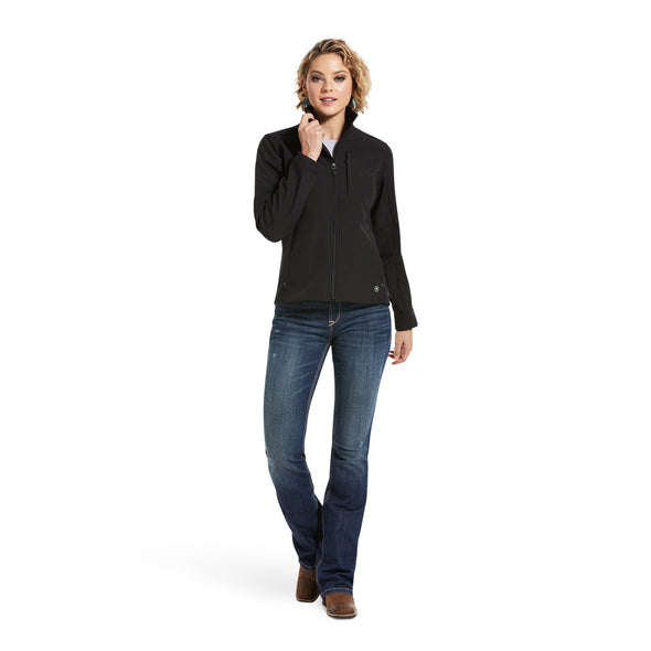 Chamarra Ariat Softshell Negro