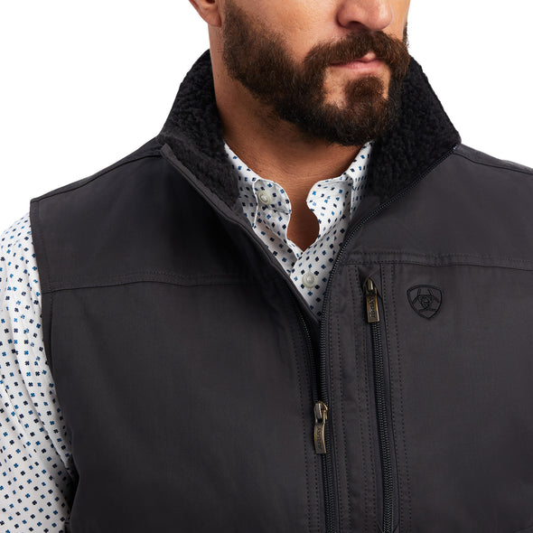 Chaleco Ariat Grizzly Canvas Negro
