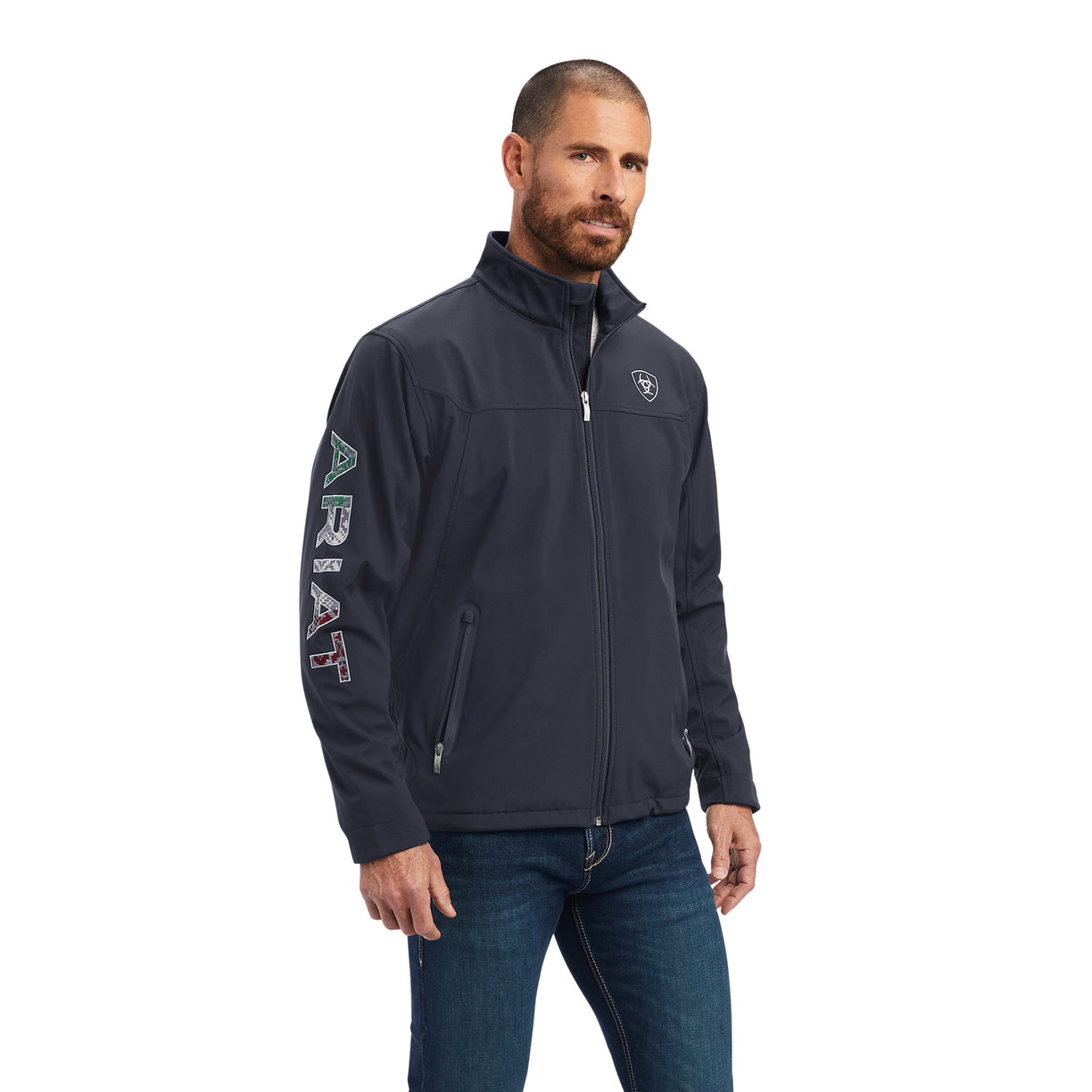 Chamarra Ariat Team Softshell Thunderbird