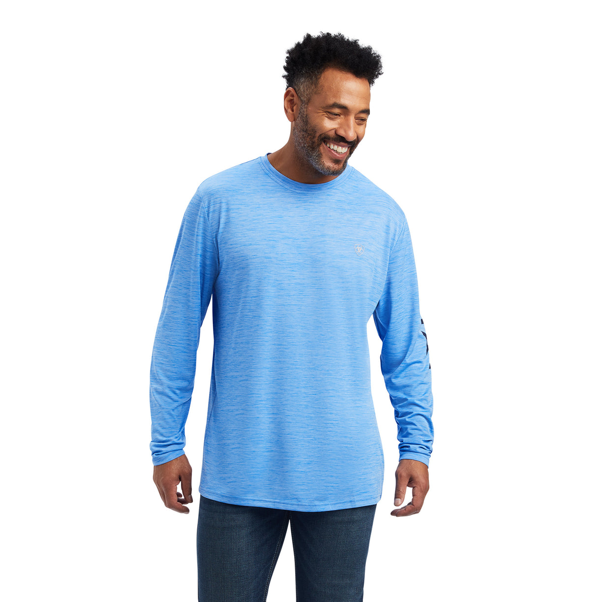 Playera Ariat Charger Azul