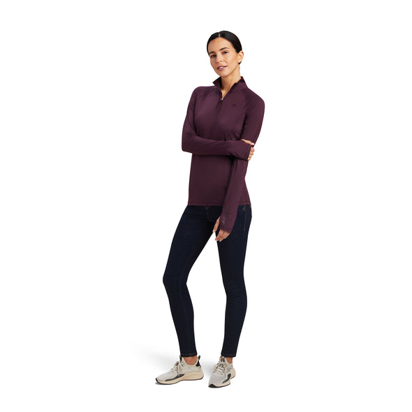 Baselayer Ariat Lowell 2.0 Mulberry Cremallera 1/4