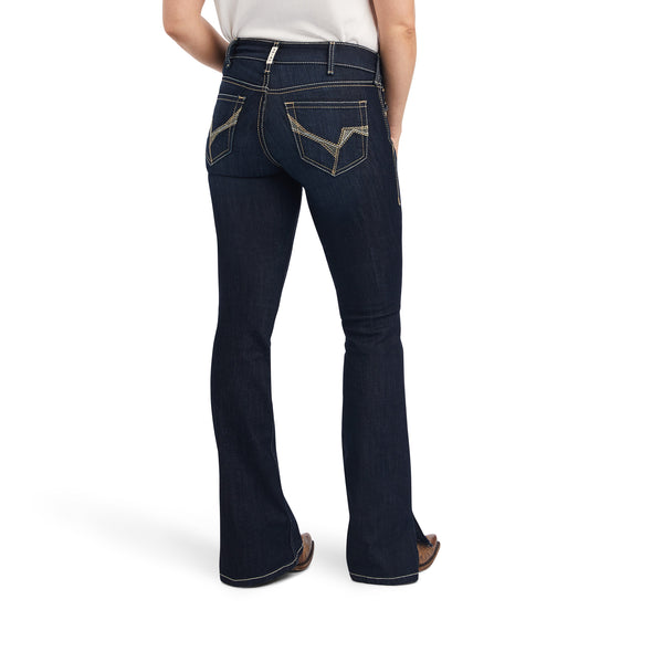 Jeans Ariat R.E.A.L. Danna Tiro Perfecto Ajuste de Flecha Corte Bota