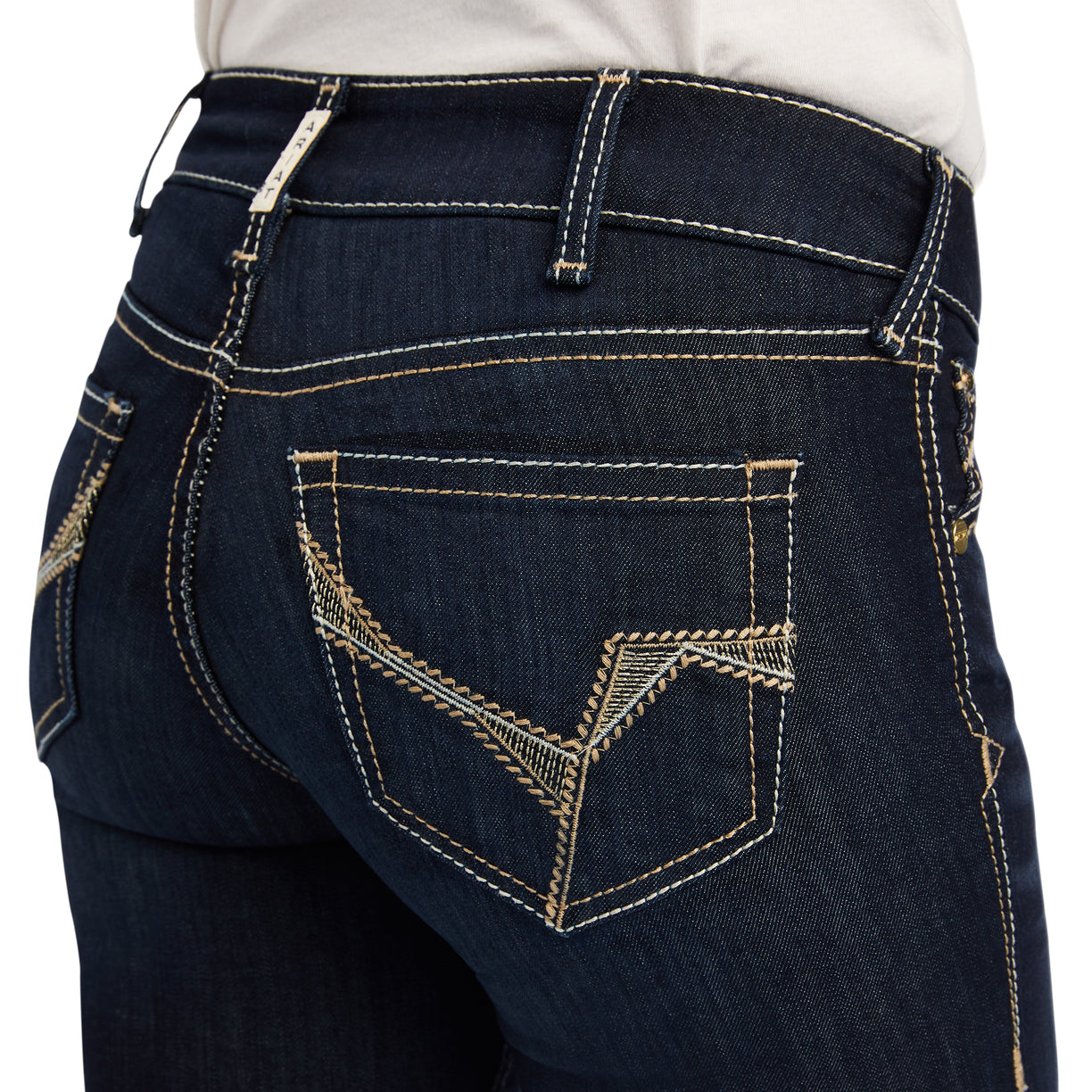 Jeans Ariat R.E.A.L. Danna Tiro Perfecto Ajuste de Flecha Corte Bota