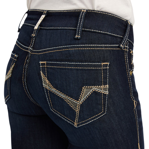 Jeans Ariat R.E.A.L. Danna Tiro Perfecto Ajuste de Flecha Corte Bota