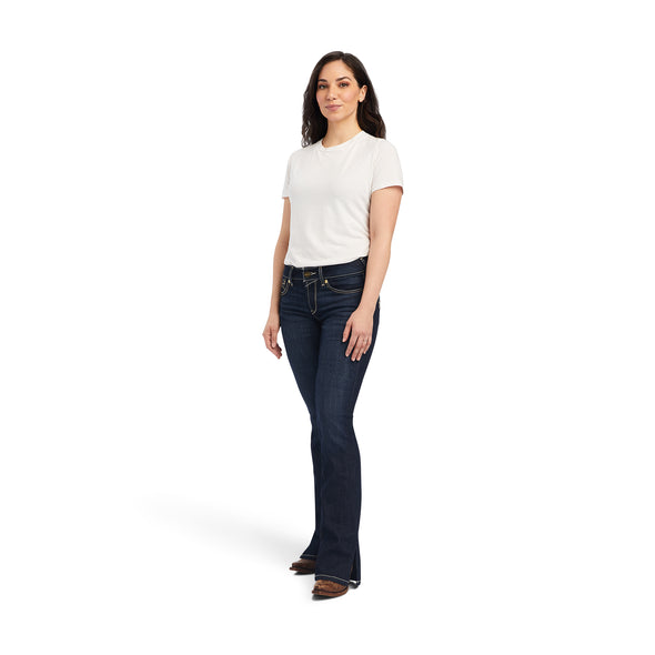 Jeans Ariat R.E.A.L. Danna Tiro Perfecto Ajuste de Flecha Corte Bota
