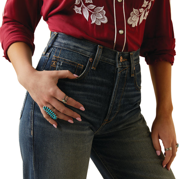 Jeans Ariat Tomboy Bora Bora Tiro Alto Corte Recto