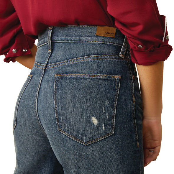 Jeans Ariat Tomboy Bora Bora Tiro Alto Corte Recto