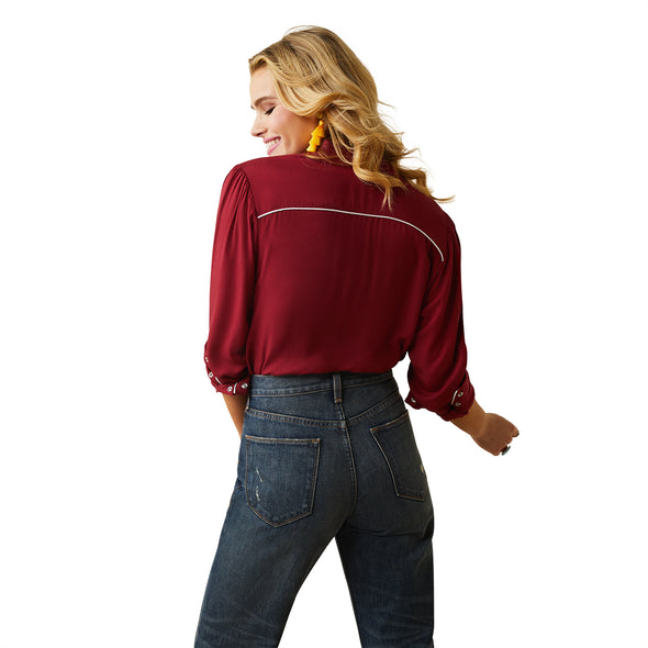 Jeans Ariat Tomboy Bora Bora Tiro Alto Corte Recto