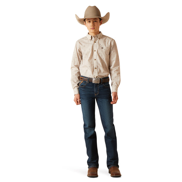 Camisa Ariat Infantil Beau Corte Clásico