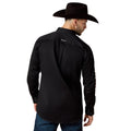 Camisa Ariat Team Logo México Negro Corte Fitted