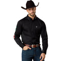 Camisa Ariat Team Logo México Negro Corte Fitted