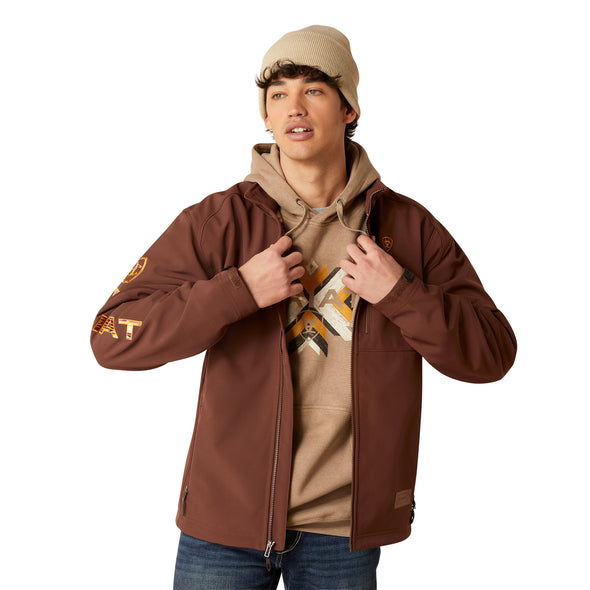 Chamarra Ariat Softshell Logo 2.0 Chimayo Chocolate