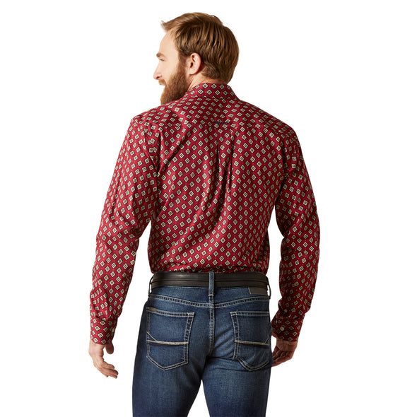 Camisa Libre De Arrugas Ariat Kyler Corte Fitted