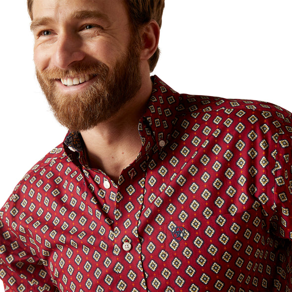 Camisa Libre De Arrugas Ariat Kyler Corte Fitted