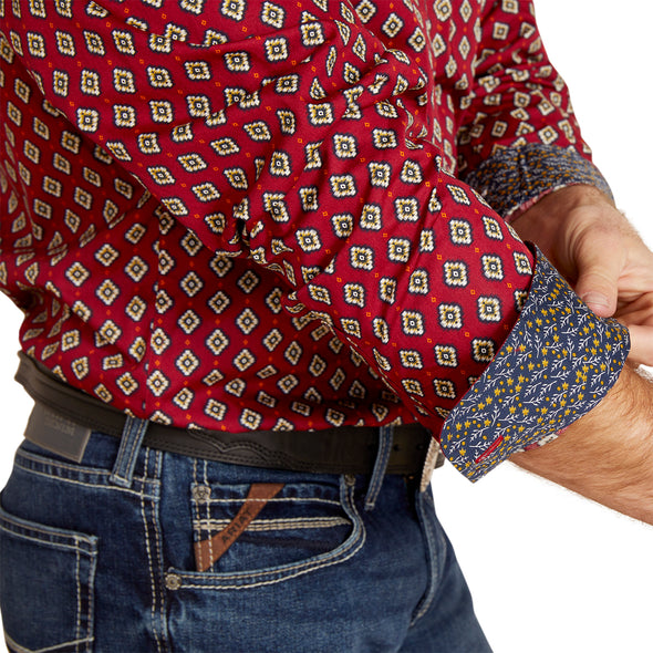 Camisa Libre De Arrugas Ariat Kyler Corte Fitted