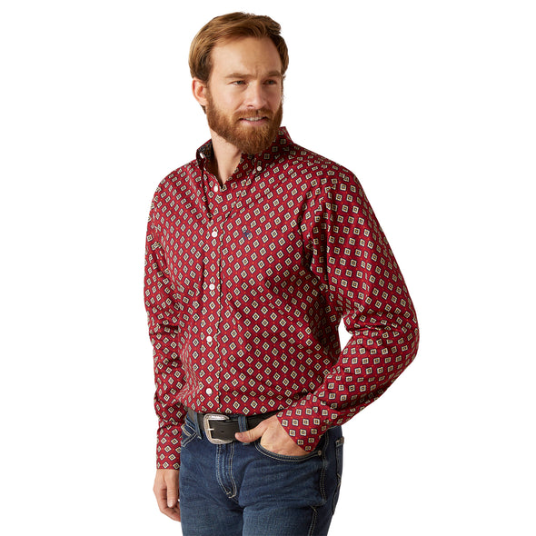 Camisa Libre De Arrugas Ariat Kyler Corte Fitted