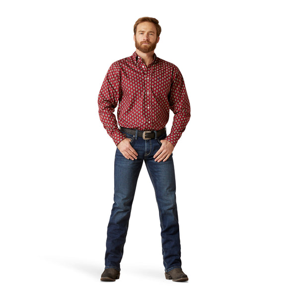 Camisa Libre De Arrugas Ariat Kyler Corte Fitted