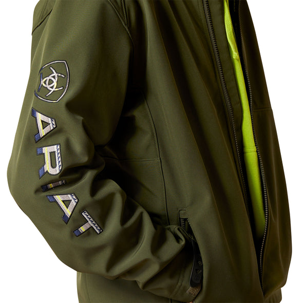 Chamarra Ariat Softshell Logo 2.0 Verde