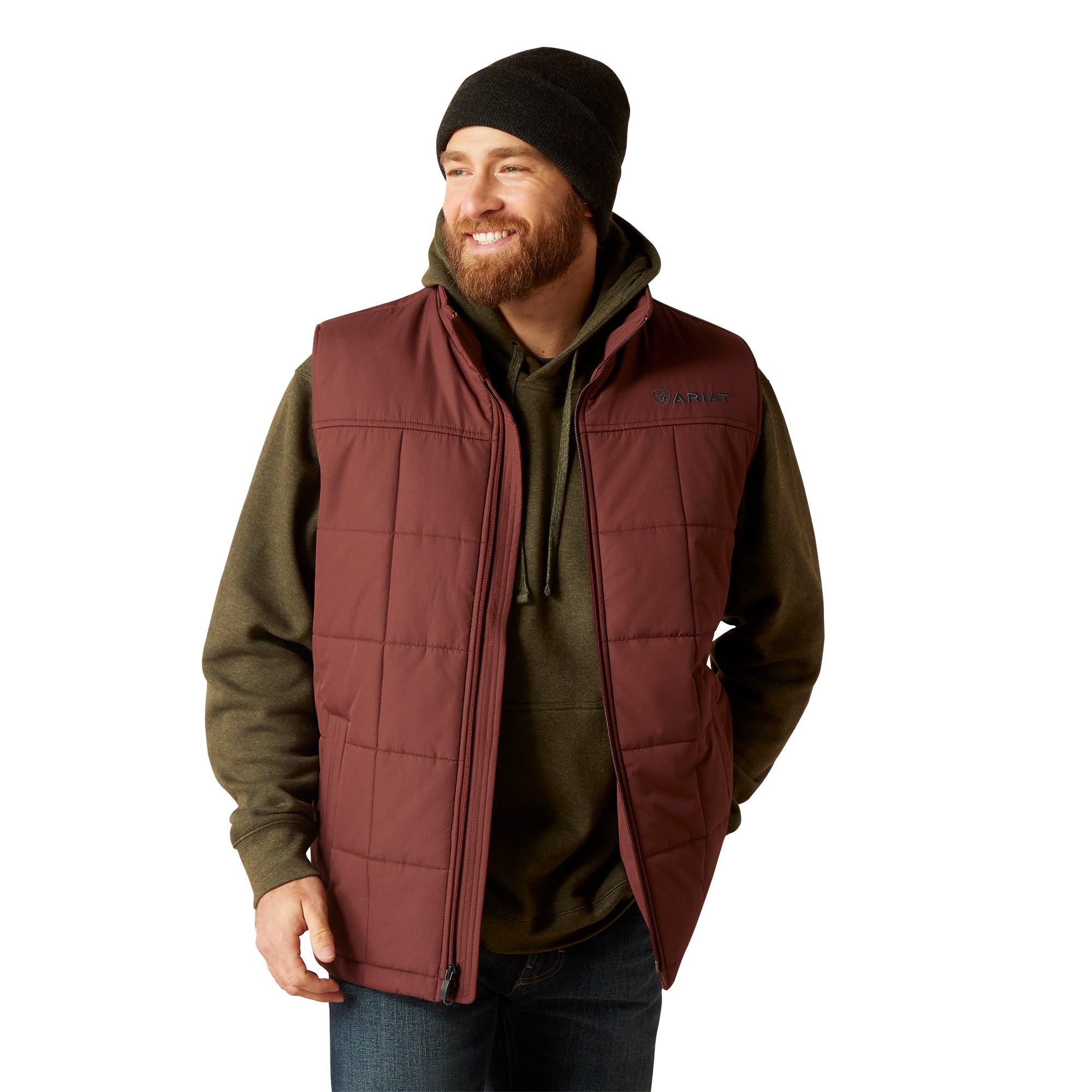 Ariat Crius Insulated Vest - Men's Coats & Jackets in Bone Ariat Crius Insulated Vest - Men's Coats & Jackets in Bone
