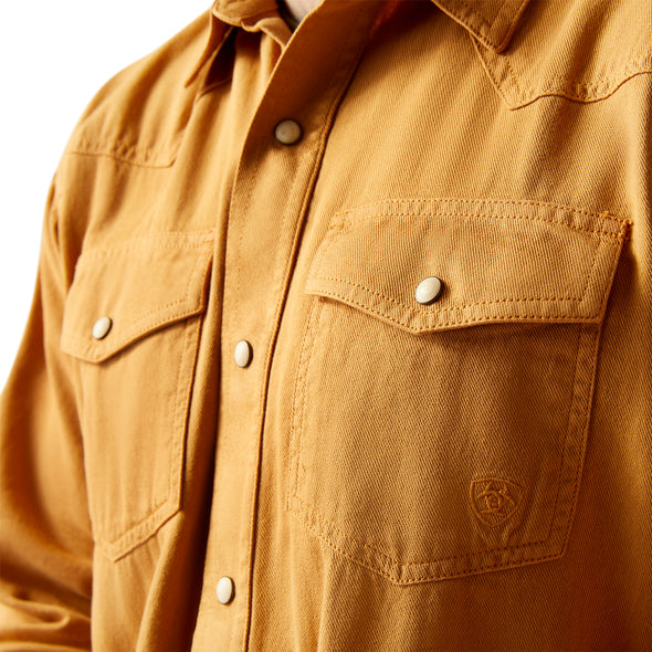 Camisa Ariat Jurlington Honey Corte Retro Botón a Presión