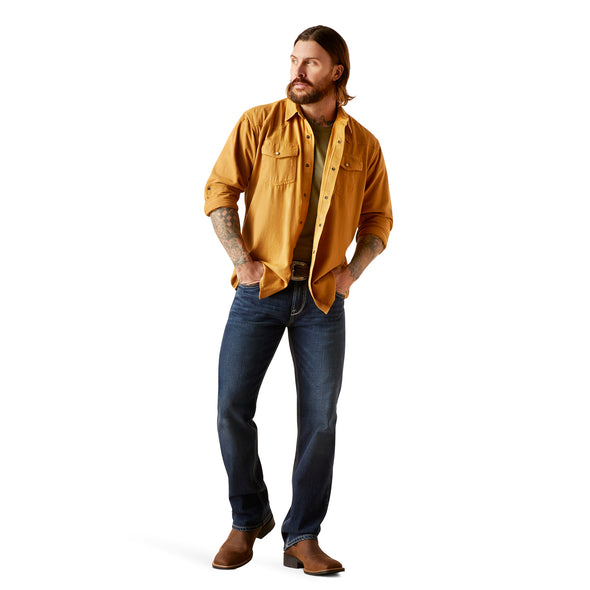 Camisa Ariat Jurlington Honey Corte Retro Botón a Presión