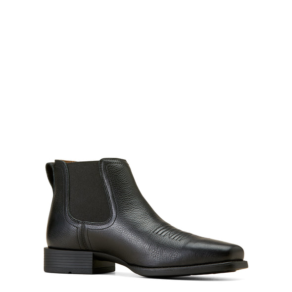 Bota Vaquera Ariat Booker Ultra Punta Cuadrada Negro