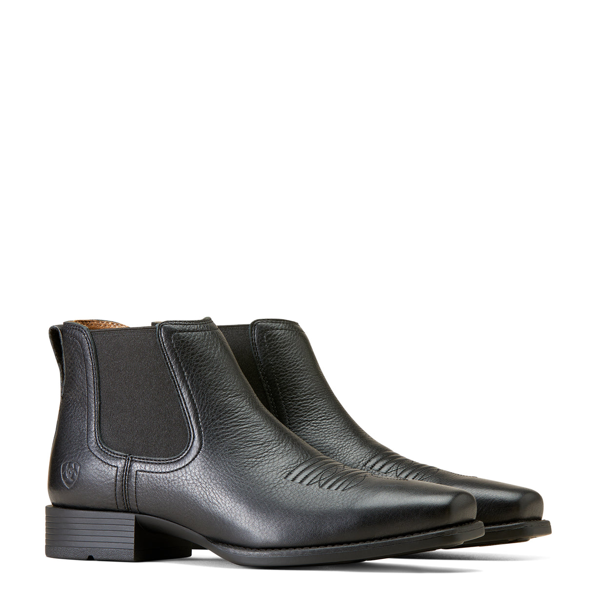 Bota Vaquera Ariat Booker Ultra Punta Cuadrada Negro