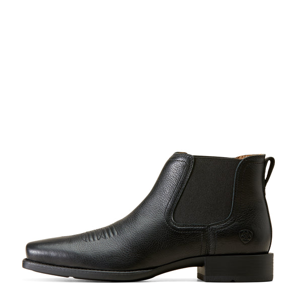 Bota Vaquera Ariat Booker Ultra Punta Cuadrada Negro