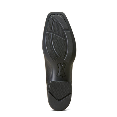 Bota Vaquera Ariat Booker Ultra Punta Cuadrada Negro