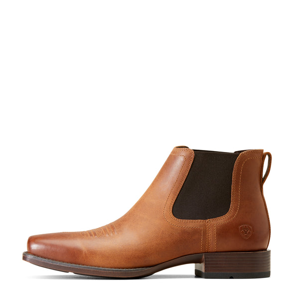 Bota Vaquera Ariat Booker Ultra Punta Cuadrada Almond