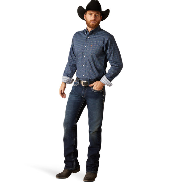 Camisa Ariat Libre De Arrugas Keagan Corte Fitted