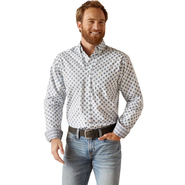 Camisa Ariat Libre De Arrugas Kobe Corte Fitted