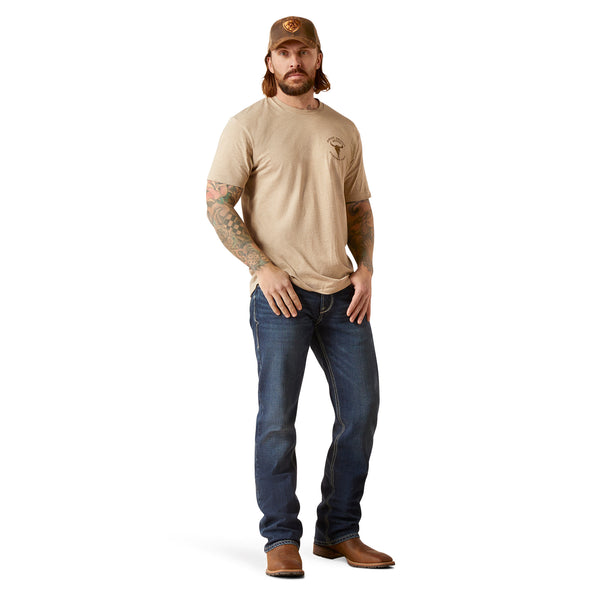 Playera Ariat Bison Skull