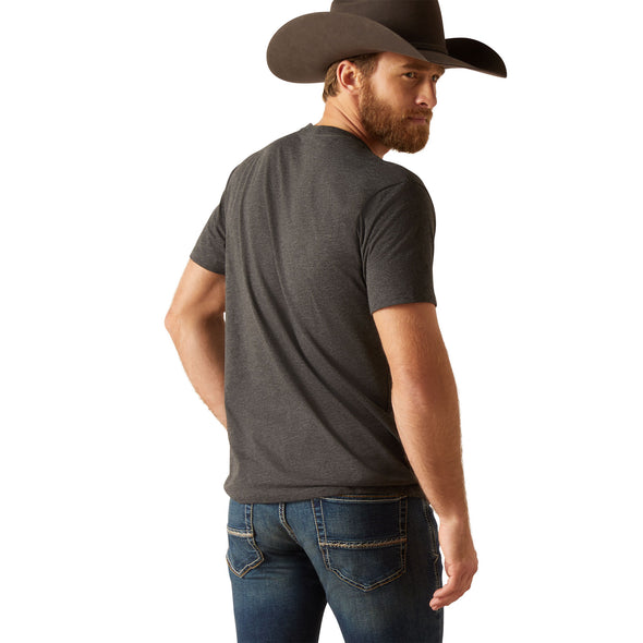 Playera Unisex Ariat Sendero King Cow Charcoal