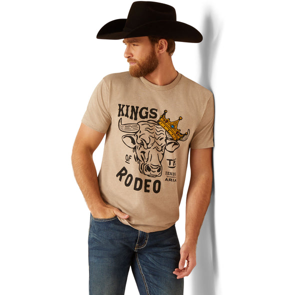 Playera Unisex Ariat Sendero King Cow Oatmeal