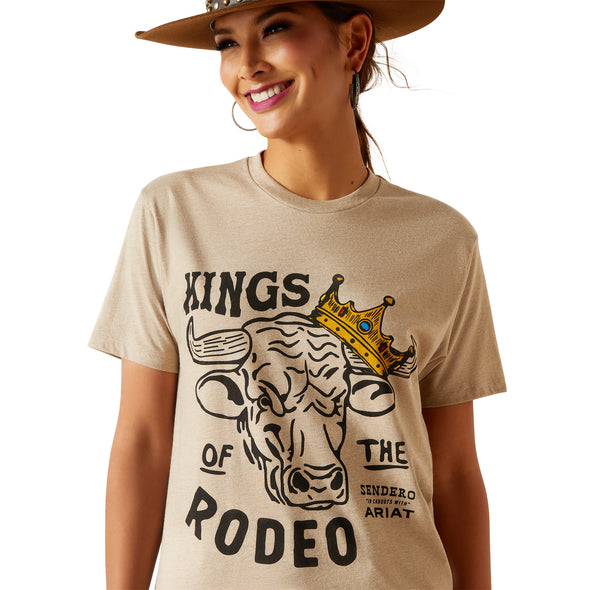 Playera Unisex Ariat Sendero King Cow Oatmeal