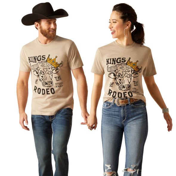 Playera Unisex Ariat Sendero King Cow Oatmeal