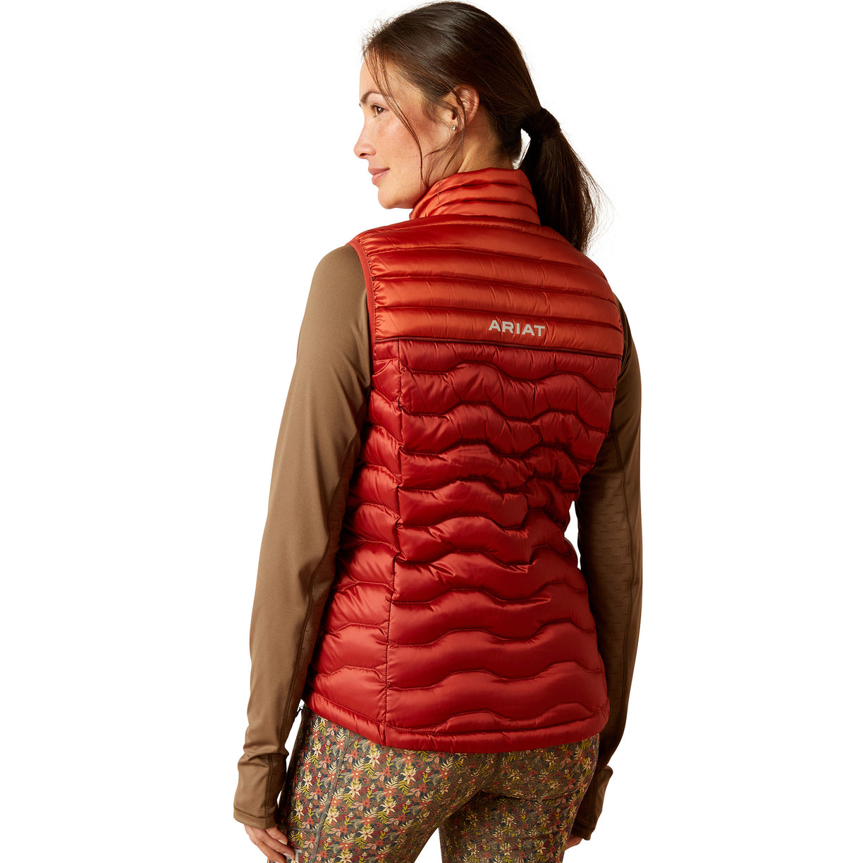 Chaleco Ariat Ideal Down Burnt Bri